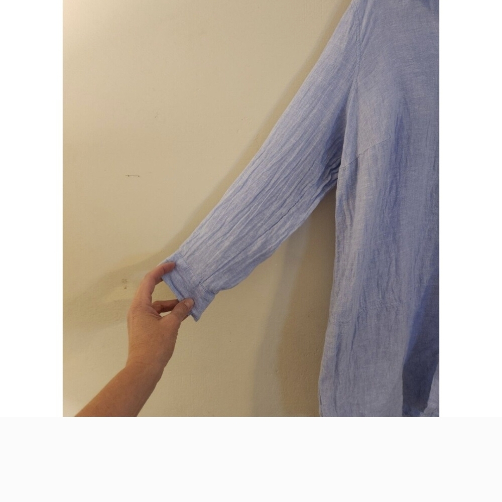 Tahari Linen Tunic - Picture 5 of 8